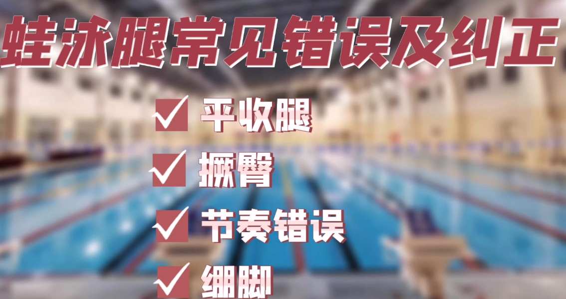 蛙泳腿常见错误及纠正(课程第 19 集)